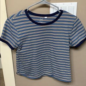 Striped Crop Top